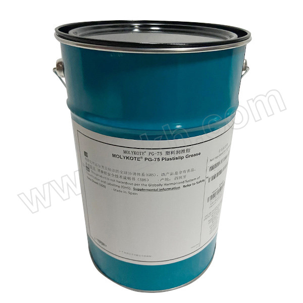 MOLYKOTE/摩力克 半合成型塑料润滑剂 PG75 白色 5kg 1桶
