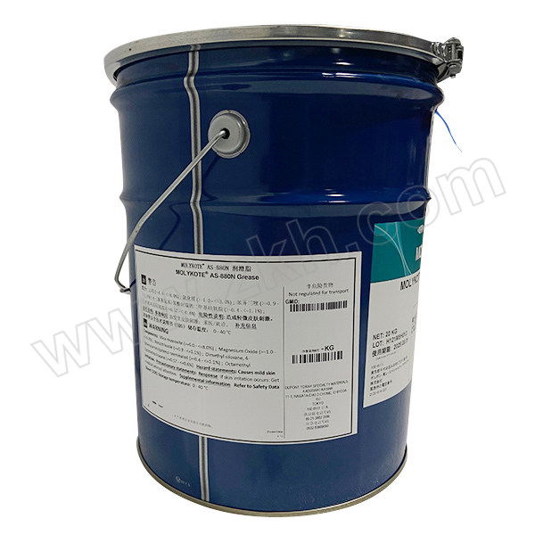 MOLYKOTE/摩力克 含固体润滑剂硅脂 AS880N 黑色 20kg 1桶