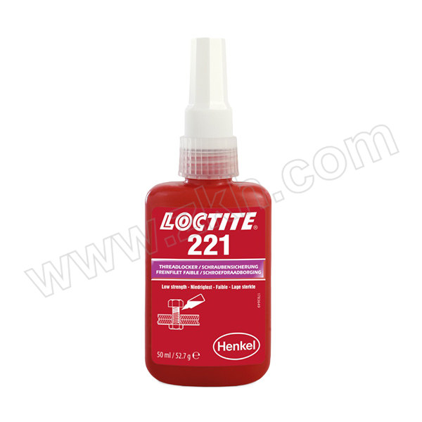 LOCTITE/乐泰 螺纹锁固胶 221 紫色 低粘度 低强度232323 1支