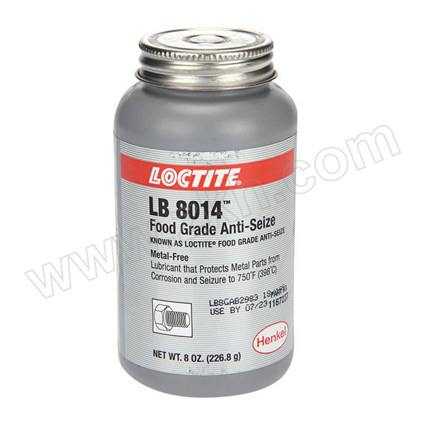 LOCTITE/乐泰 螺纹油膏-耐高温食品级抗咬合剂 LB 8014 食品级 8oz 1瓶