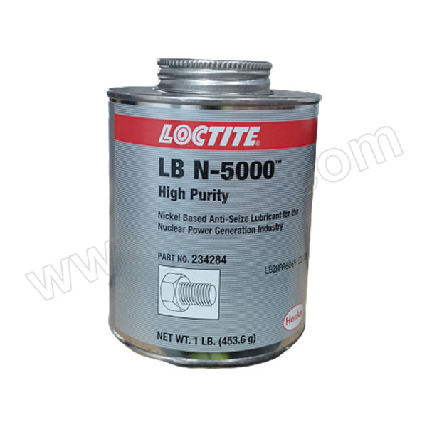 LOCTITE/乐泰 螺纹油膏-耐高温高纯度核级抗咬合剂 N-5000 1lb 1瓶