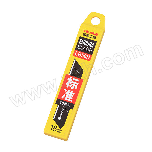 TAJIMA/田岛 L型标准型替刃 1102-0136 18MM 塑料盒（1片黑刃+9片银刃） 1组