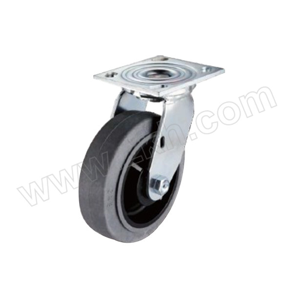 COLSON/科顺 4系列8"平顶万向导电轮 4-8199-459C 载重166kg 114×102mm 安装高度241mm 1个