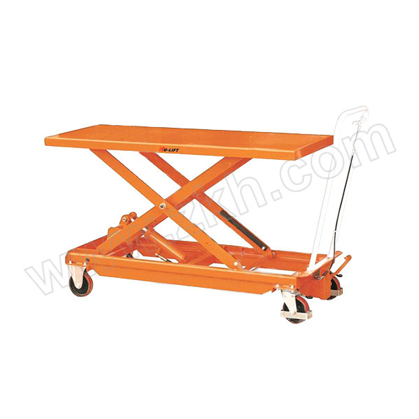 HULIFT/虎力 BS型脚踏式手动平台车 BS50LB 额定载荷500kg 平台尺寸1200×800mm 高度范围370~1150mm 1辆