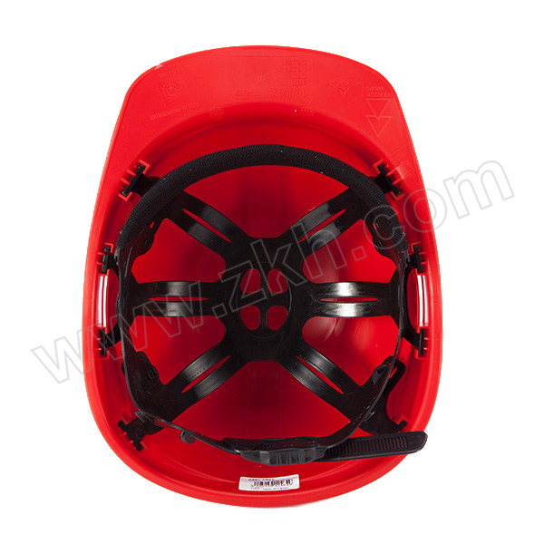 DELTA/代尔塔 ZIRCON1系列PP安全帽 102011 红色(RO) 8点式LDPE内衬 不含下颏带 1顶