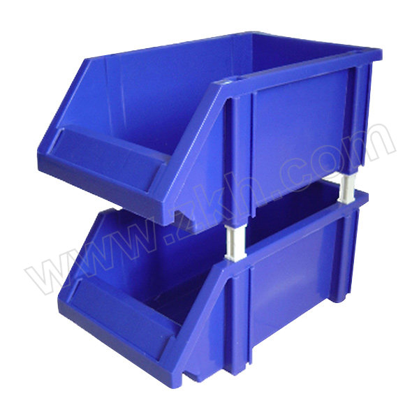 ZH/智浩 组合式零件盒 ZH-200 外尺寸350×200×150mm 蓝色 含1个透明标签牌 4根立柱 1个