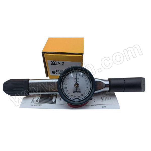 TOHNICHI/东日 DB-S型表盘式扭力扳手 DB50N-S 5~50N·m 直读式 四方驱头9.5mm 精确度±3% 原装品 1把