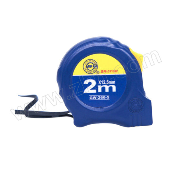 GREATWALL/长城精工 66-5系列双制动带扣钢卷尺 GW-021532 2m×12.5mm 公英制（包装标志为011532） 1把
