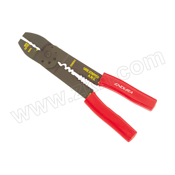 ENDURA/力易得 剥线压接钳组套 E5802 AWG10~22 钳长9" 1套