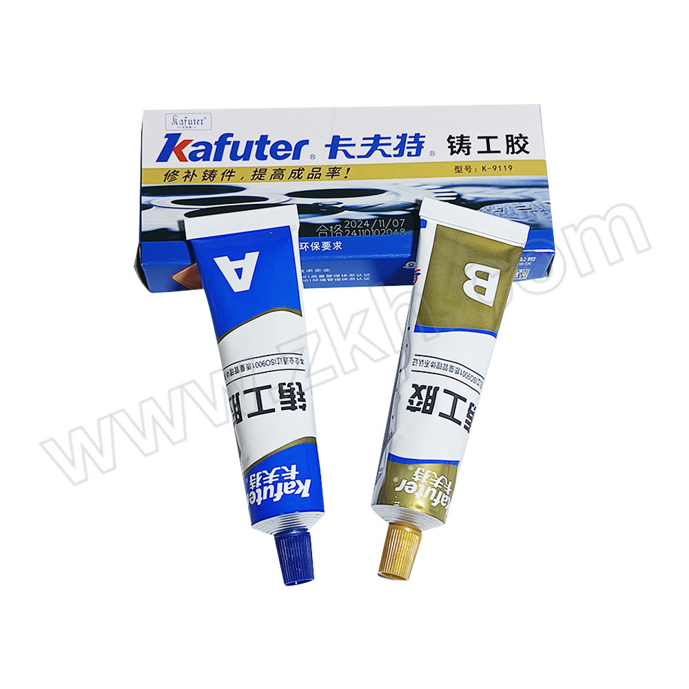 KAFUTER/卡夫特 铸工胶 K-9119 灰色 A组份50g B组份50g 1组