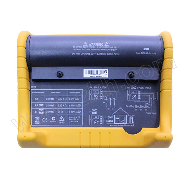 FLUKE/福禄克 接地电阻测试仪 FLUKE-1623-2 只需使用钳口即可测量接地回路电阻 1台