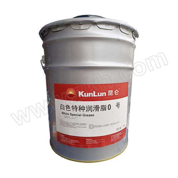 KUNLUN/昆仑 润滑脂 白色润滑脂-0# 15kg 1桶