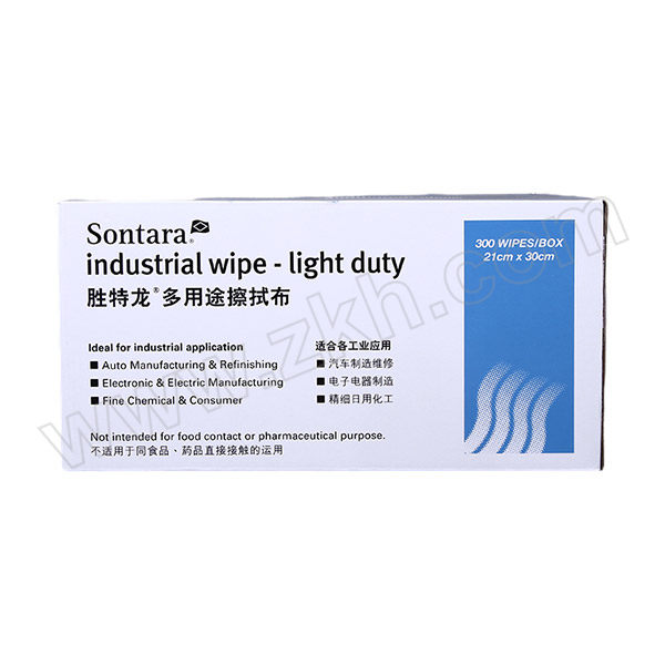 SONTARA/胜特龙 Sontara®多用途抽取式擦拭布 LD-P2 白色 30×21cm 1盒