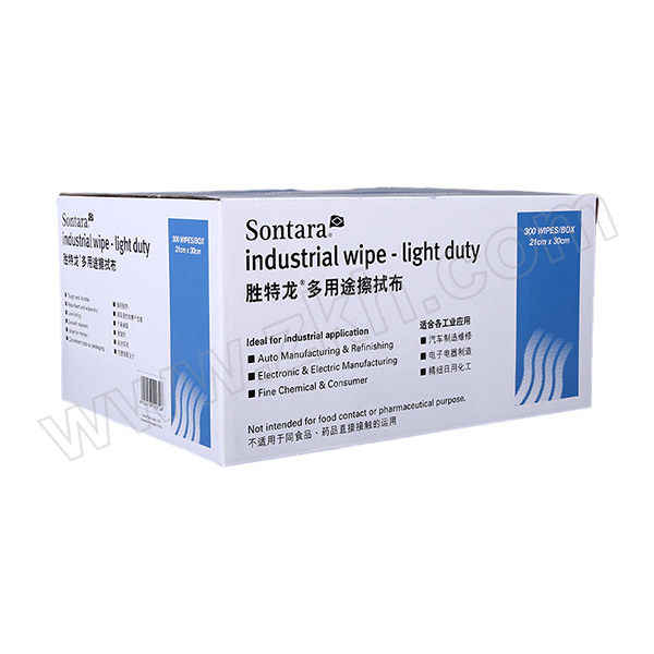 SONTARA/胜特龙 Sontara®多用途抽取式擦拭布 LD-P2 白色 30×21cm 1盒