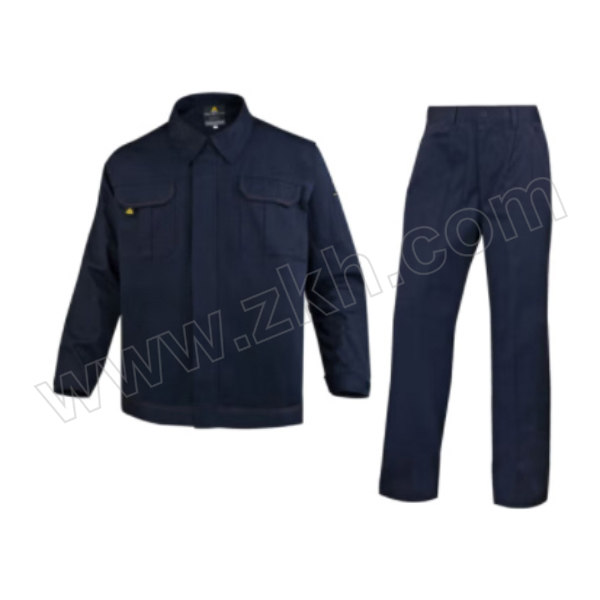 DELTA/代尔塔 马克2经典系列全棉防静电套装 405168 L 藏青色 含上衣×1+裤子×1 1套
