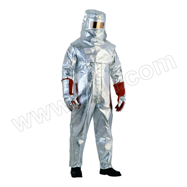 DELTA/代尔塔 A级隔热防喷溅连体服 402012 L 银色 不含头罩和手套 1件