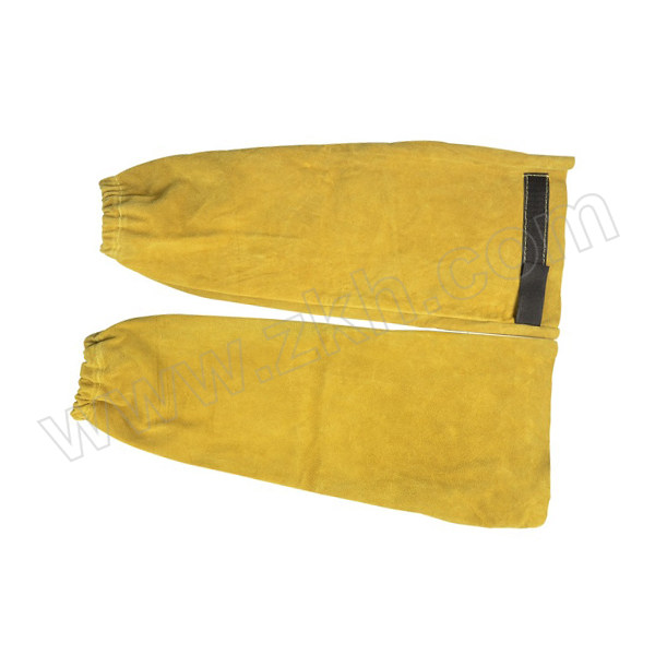 WELDAS/威特仕 黄色牛二层芯皮袖套 44-2319 48cm 1副