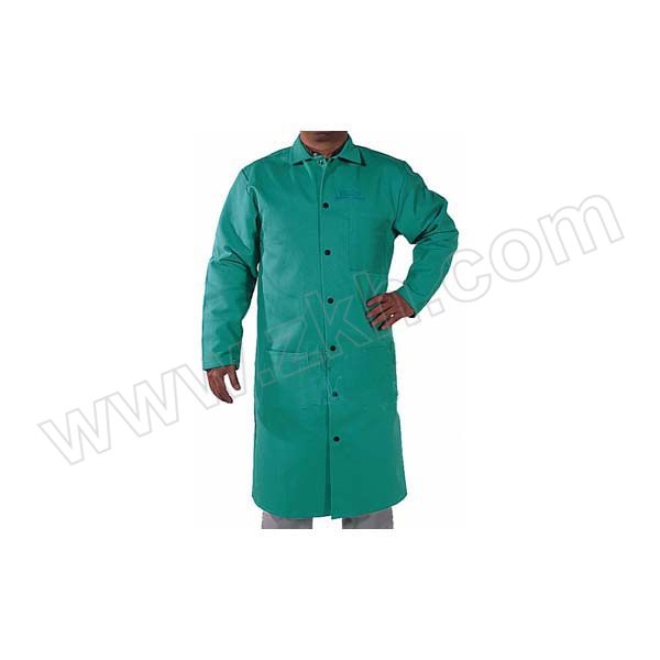 WELDAS/威特仕 火狐狸绿色焊工大褂 33-6142 XL 1件