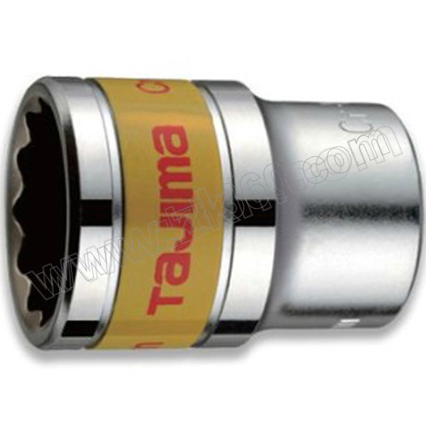 TAJIMA/田岛 1/2"系列十二角公制短套筒 1504-1027 32mm 1只