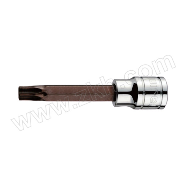 TAJIMA/田岛 1/2"系列长梅花型旋具套筒 1504-1128(TU-T45L) 45mm（T45） 1支