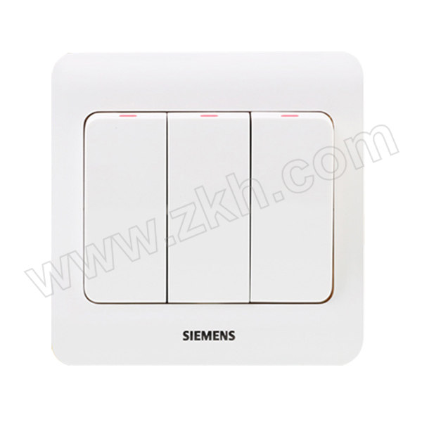SIEMENS/西门子 远景Vista三位单控雅白面板开关 5TA0231-1CC1 10A 1个