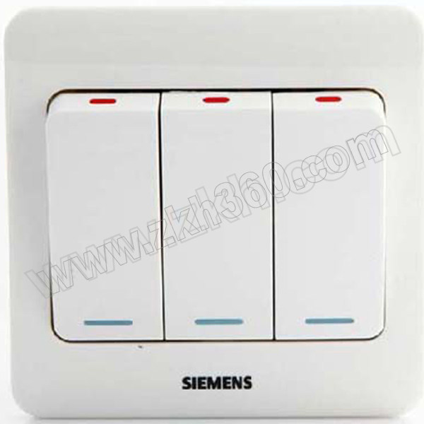 SIEMENS/西门子 西门子远景雅白面板开关 5TA0 118-1CC1 1个