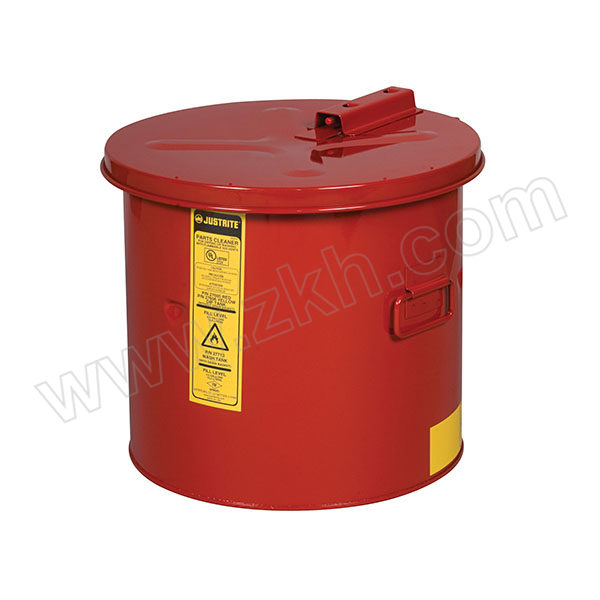 JUSTRITE/杰斯瑞特 钢制浸泡罐 27605 19L 红色 1个