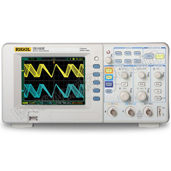 RIGOL/普源 台式示波器 DS1052E 50MHz带宽，2通道，1GSa/s采样率 1台