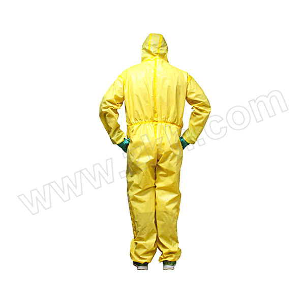 LAKELAND/雷克兰 ChemMAX1带帽连体服 CT1S428 2XL 黄色 1件