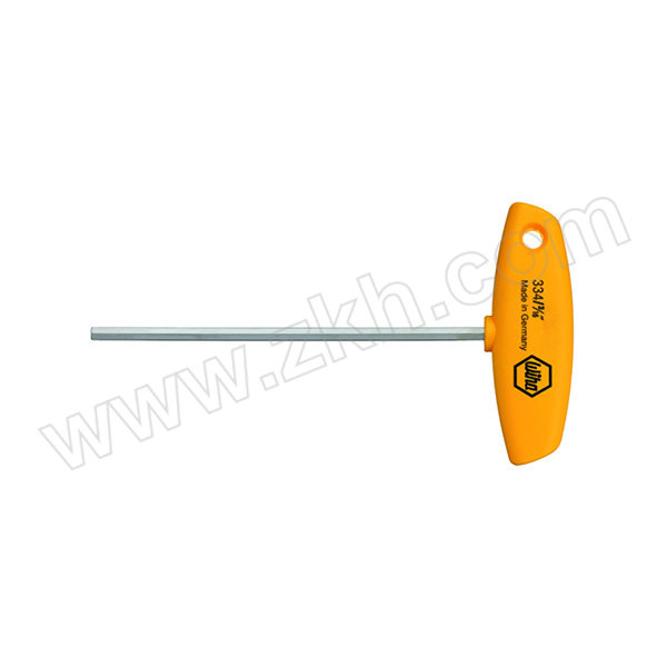 WIHA/威汉 334-ZOLL系列英制T型内六角扳手 WIHA-02802 3/32" 镀镍 1支