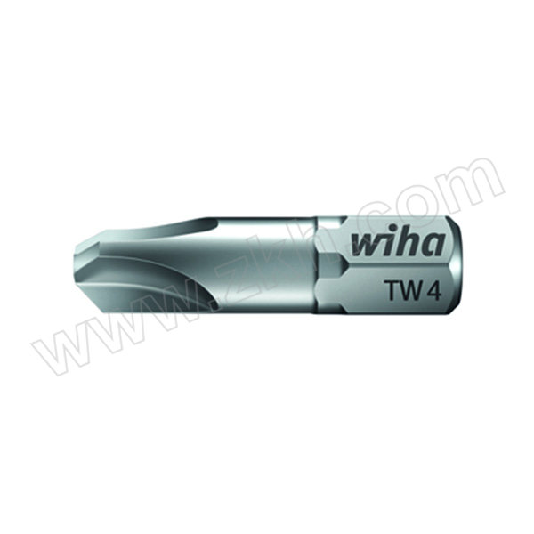 WIHA/威汉 7019ZOTTW系列6.3MM硬性高扭矩三翼形起子头 WIHA-22605 TW2×25mm 银色镀层 1组