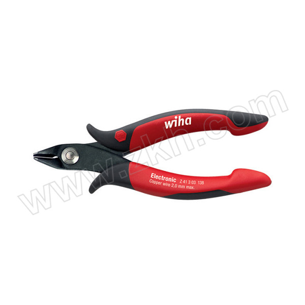 WIHA/威汉 Z41303系列电子斜口钳 WIHA-26815 138mm 宽头 平刃小剪口 1把