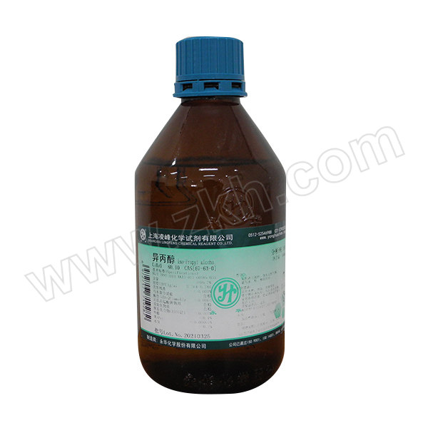 YONGHUA/永华 异丙醇 126402104 CAS号67-63-0 等级AR 500mL 玻璃瓶 1瓶