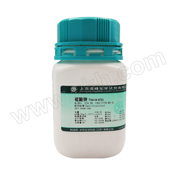 YONGHUA/永华 硫酸钾 220502129 CAS:7778-80-5 等级:AR 500g 1瓶