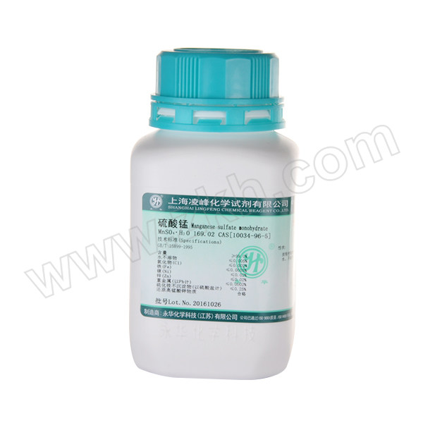 YONGHUA/永华 硫酸锰 214202129 CAS:10034-96-5 等级:AR 500g 1瓶