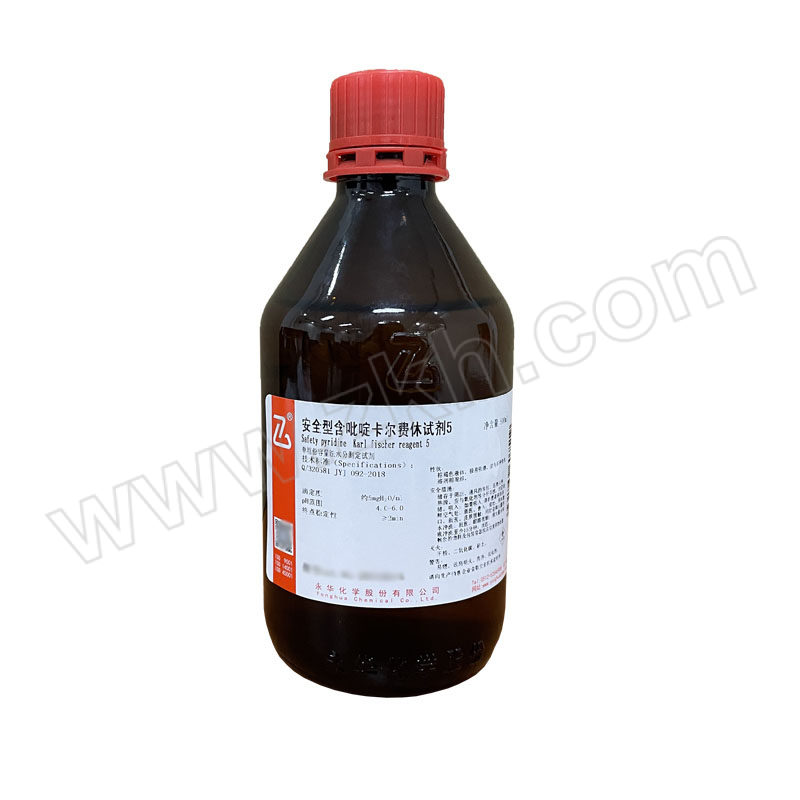 YONGHUA/永华 安全型含吡啶卡尔费休试剂3-5 600602504 AR 3~5mgH2O/mL pH:4~7 500mL 1瓶