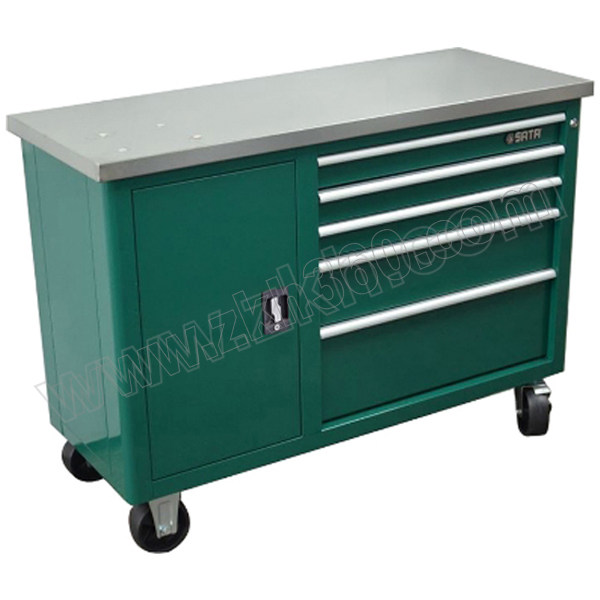 SATA/世达 5抽屉带轮工具车 SATA-95208 47" 1180×480×860mm 1台