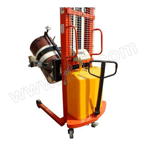 YJ/亚津 半电动倒桶秤 FCS-DM-150 载荷150kg 起升高度1650mm 适用油桶规格Ø590~600mm 1辆