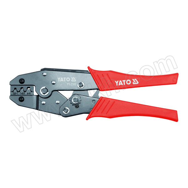 YATO/易尔拓 棘轮压线钳(连续端子) YT-2300 0.5~2mm² 230mm 1把