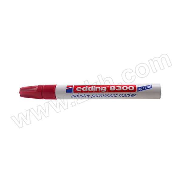 EDDING/艾迪 永久记号笔 8300 红色 1.5~3mm线条 1支