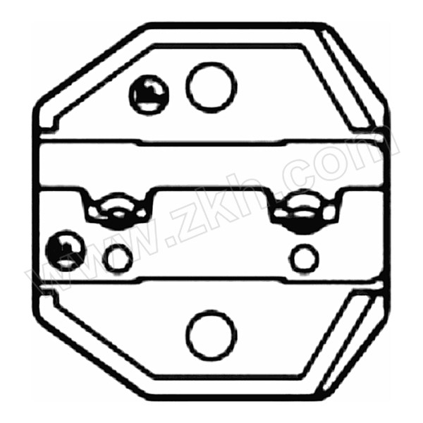 PROSKIT/宝工 旗型绝缘端子口模 1PK-3003D42 椭圆形AWG16-10 适用于CP-371/1PK-3003F/CP-3005F 1副