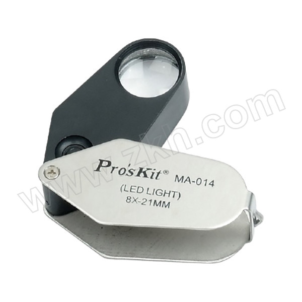PROSKIT/宝工 折合式LED灯放大镜 MA-014 Φ21mm×8倍 带LED灯 1个