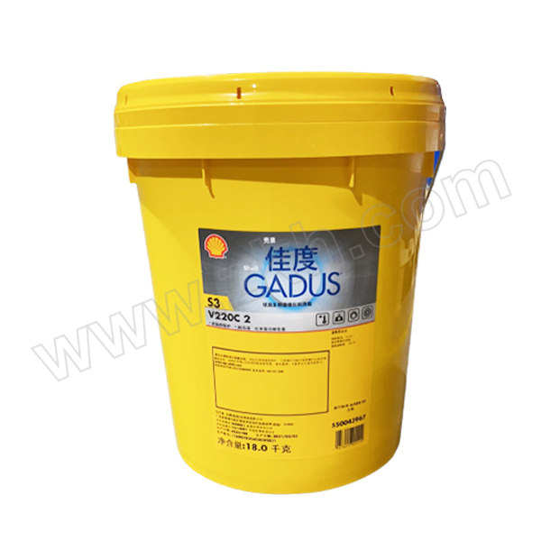 SHELL/壳牌 润滑脂 GADUS-S3V220C-2-国产 18kg 1桶
