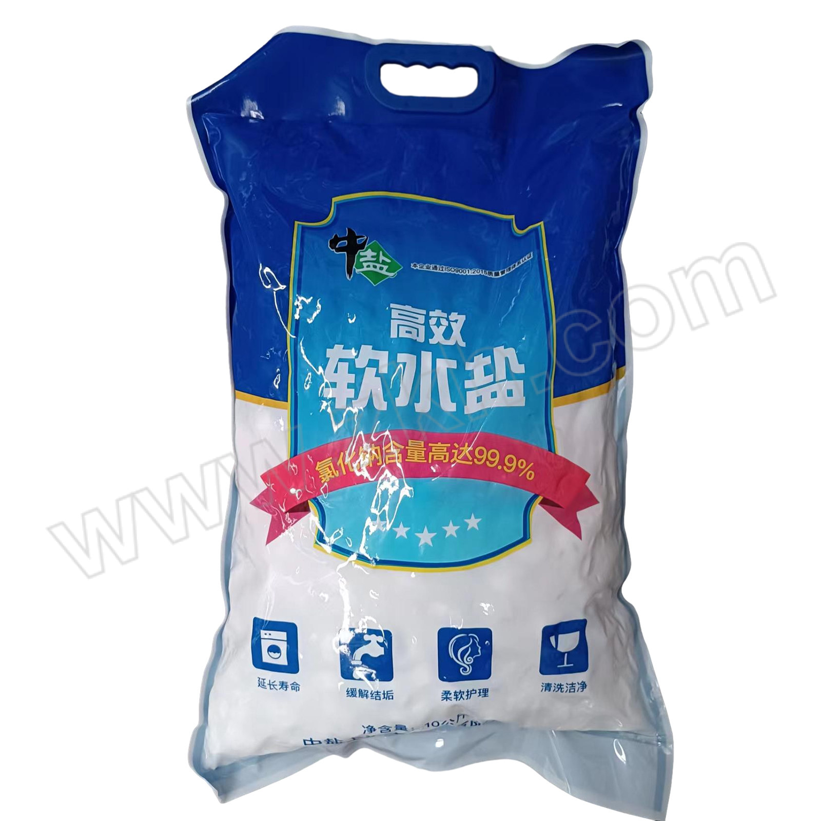 ZHONGYAN/中盐 软水盐 白色袋装 CAS号7647-14-5 氯化钠含量≥99.8% 10kg 1袋