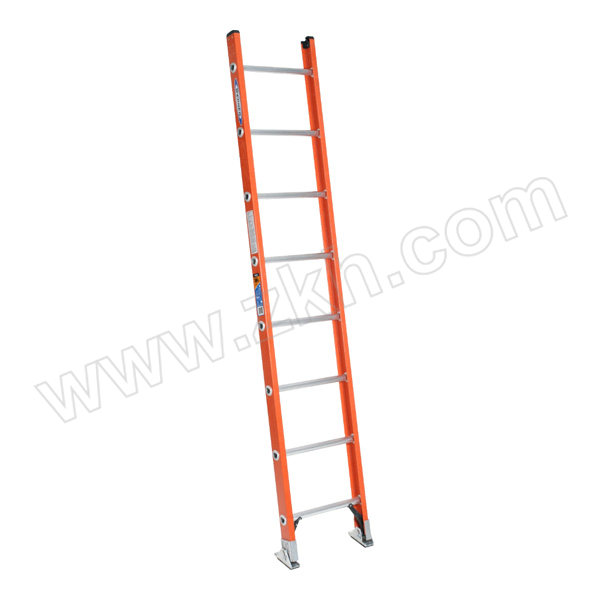 WERNER/稳耐 玻璃钢直梯 D6208-1 梯长2440mm 额定载荷136kg 1架