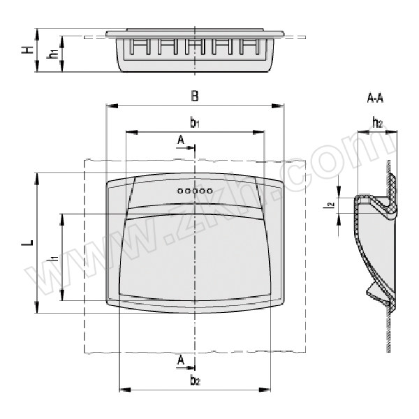 ELESA+GANTER/伊莉莎-冈特 嵌入式手柄 EPR-PF EPR.110-PF-CLEAN 109 24 73 45 91 96 20 21.5 42 9 1个