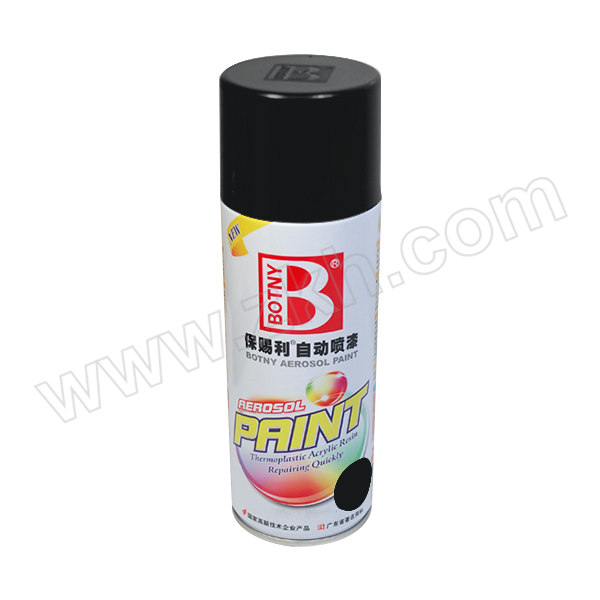 BOTNY/保赐利 高级自动喷漆 B-1088 4 哑光黑 400mL 1罐
