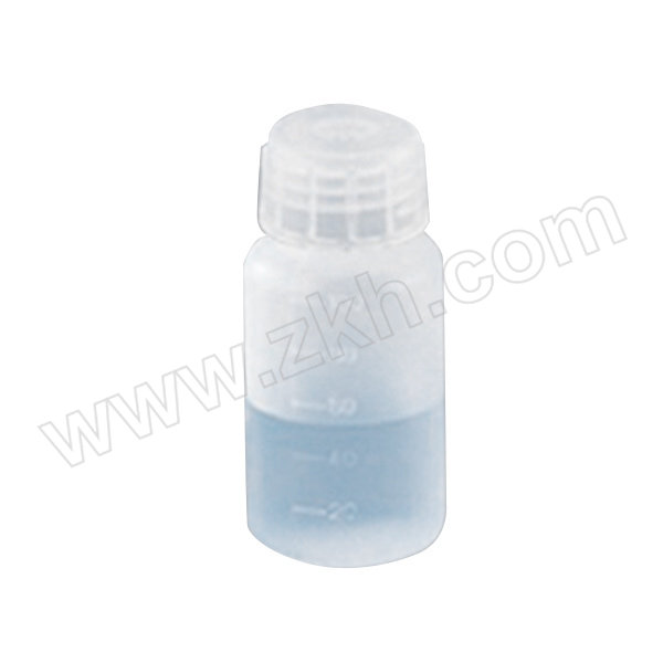 ASONE/亚速旺 塑料瓶 (广口) 100ml 5-002-02 瓶体 瓶盖／PP（聚丙烯）耐热温度：121℃ 蒸气杀菌温度：130℃ 漏水测试已合格有刻度 100mL 1个