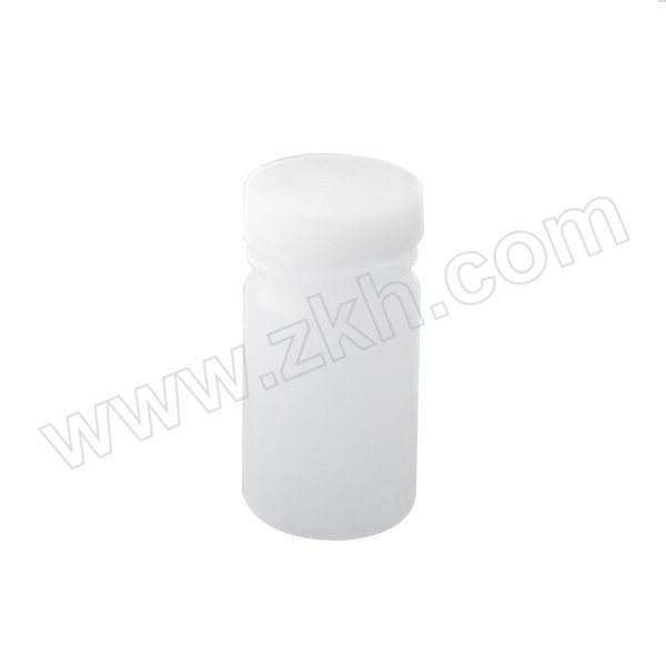 NIKKO 标准规格瓶(圆形广口) 白色 100ml 10-2804-55 瓶体／HDPE（高密度聚乙烯） 盖子／PP（聚丙烯） 使用温度范围：0～70℃ 100mL 1个