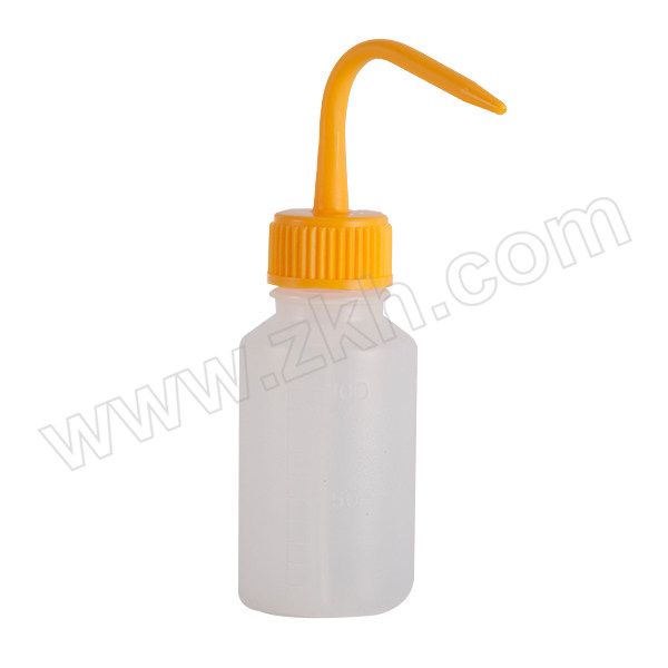 ASONE/亚速旺 多色清洗瓶 (细口) 黄色 100ml 4-5664-01 100mL 黄色 1个